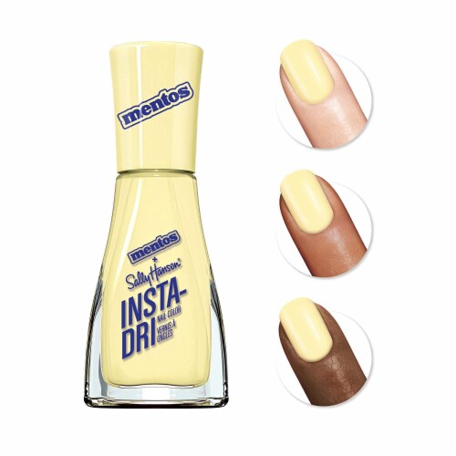Sally Hansen Insta-Dri Nail Polish x Mentos Collection, You're the Zest, 0.31 fl oz Perspective: back