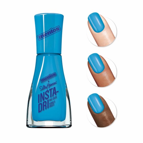 Sally Hansen Insta-Dri Nail Polish x Mentos Collection, Peppermint Dandy, 0.31 fl oz Perspective: back