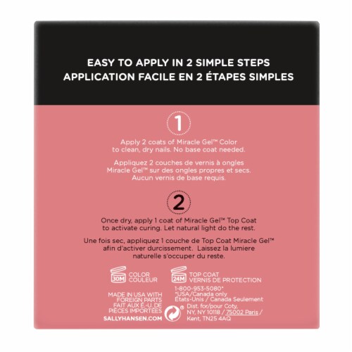 Sally Hansen® Miracle Gel™ Mauve-olous Duo Pack Perspective: back