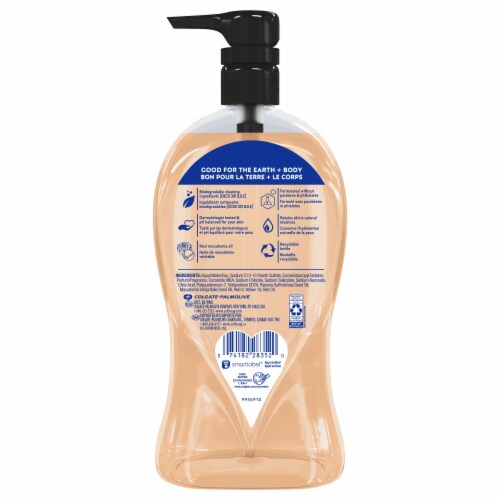 Softsoap® Luminous Oils Macadamia & Peony Body Wash Perspective: back