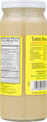 Ziyad Tahini Sesame Paste Perspective: back
