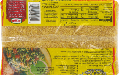 Ziyad Burghol Cracked Wheat Perspective: back