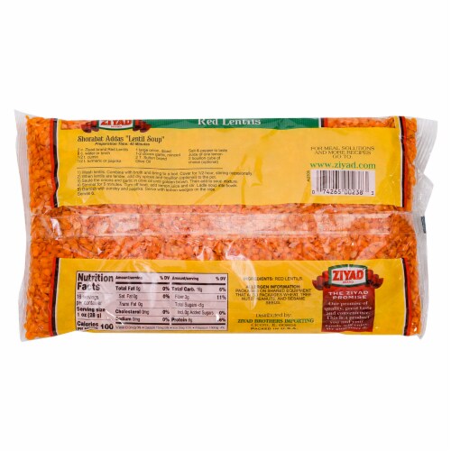 Ziyad Red Lentils Perspective: back