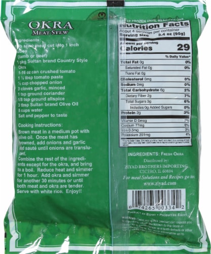 Sultan Premium Country Style Okras Perspective: back