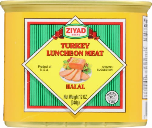 Ziyad Turkey Luncheon Meat Perspective: back