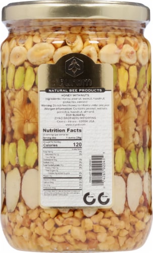Buram Honey with Nuts Perspective: back