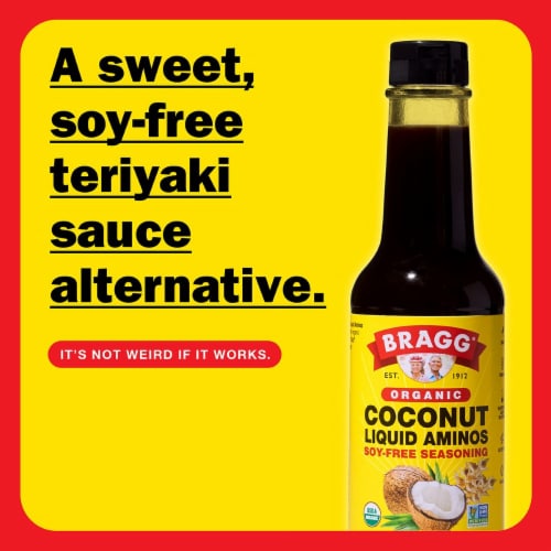 Bragg® Organic Coconut Liquid Aminos Soy-Free Seasoning Perspective: back