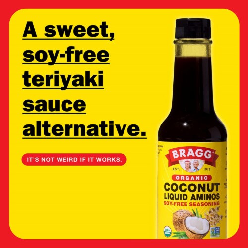 Bragg® Organic Coconut Liquid Aminos Soy-Free Seasoning Perspective: back