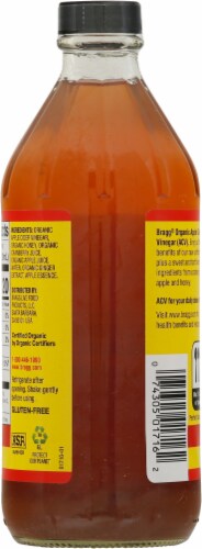 Bragg Organic Cranberry Apple Enhanced Apple Cider Vinegar Perspective: back