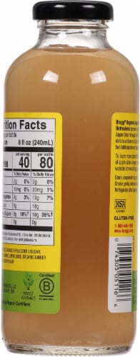 Bragg® Organic Ginger Lemon Honey Refresher Perspective: back