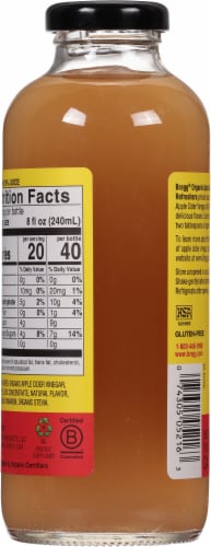 Bragg® Organic Refreshers ACV Apple Cinnamon Drink Perspective: back