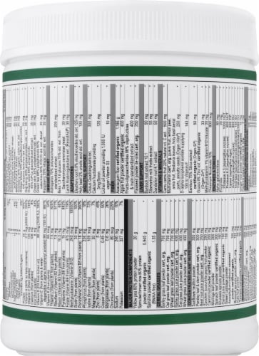 Vibrant Health Maximum Vibrance Vanilla Bean Multi Supplement Powder Perspective: back