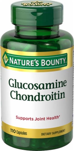 Nature's Bounty Glucosamine Chondroitin Joint Health Support Capsules Perspective: back