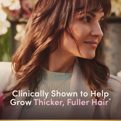 Nature’s Bounty Optimal Solutions Hair Growth Supplement Capsules, Biotin 10,000 mcg Perspective: back