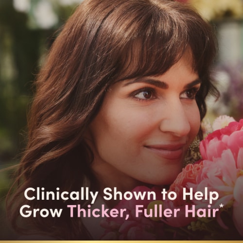 Nature’s Bounty Optimal Solutions Hair Growth Peach Mango Gummies with 10,000 mcg Biotin Perspective: back