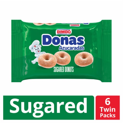 Bimbo Donas Azucaradas Sugared Donuts Perspective: back