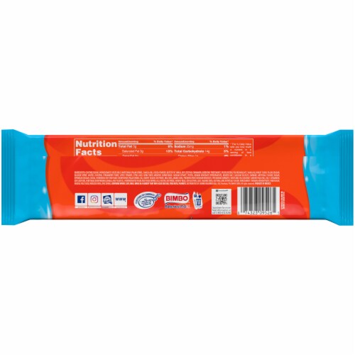 Marinela Gansito Filled Cookies with Chocolate Sprinkles Perspective: back