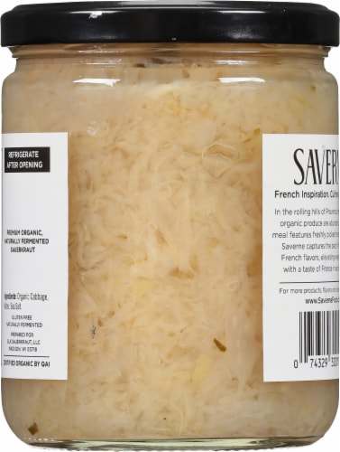 Saverne® Organic Artisanal Kraut Perspective: back
