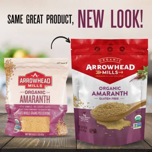 Arrowhead Mills Organic Amaranth Perspective: back