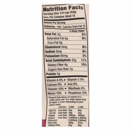 Arrowhead Mills Organic Whole Millet Perspective: back