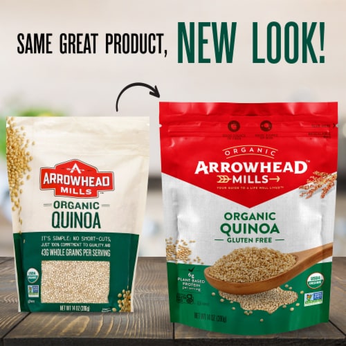 Arrowhead Mills Organic Quinoa Perspective: back