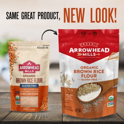 Arrowhead Mills™ Organic Brown Rice Flour Perspective: back