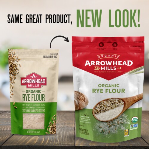 Arrowhead Mills™ Organic Rye Flour Perspective: back