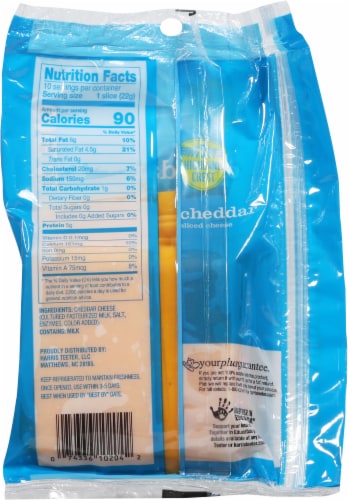 Highland Crest Sliced Cheddar Cheese Perspective: back