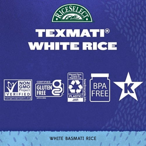 RiceSelect Gluten-Free Texmati White Rice Perspective: back