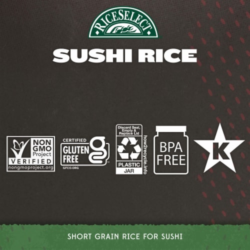 RiceSelect Gluten-Free Sushi Rice Perspective: back