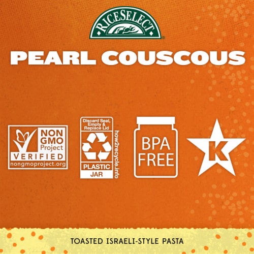 RiceSelect Pearl Israeli Style Couscous Perspective: back