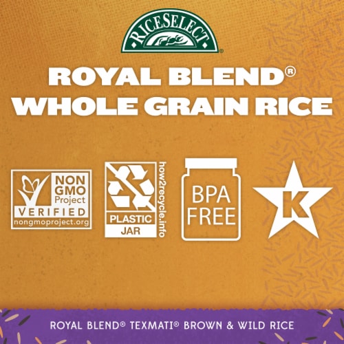 RiceSelect Royal Blend Whole Grain Rice Perspective: back