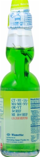 Shirakiku Melon Ramune Soda Perspective: back