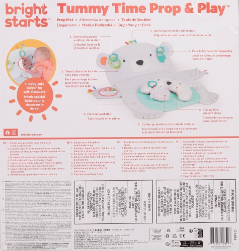 Bright Starts Tummy Time Prop & Play Mat Perspective: back