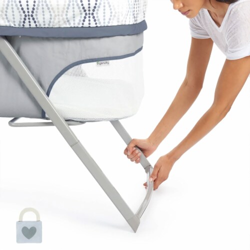 Ingenuity Portable Folding FoldAway Rocking Bassinet for Babies