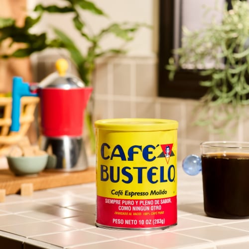 Cafe Bustelo Ground Espresso Coffee Perspective: back
