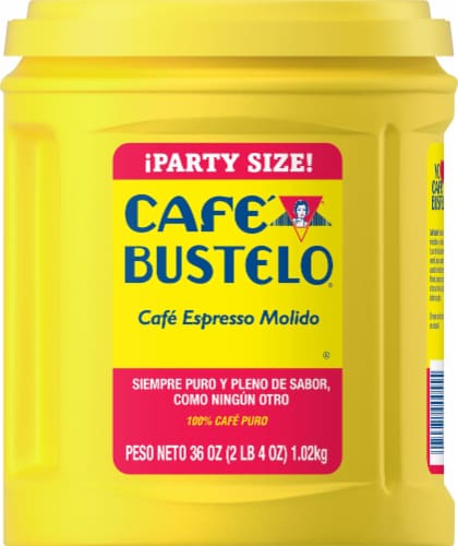 Cafe Bustelo® Espresso Dark Roast Ground Coffee Perspective: back