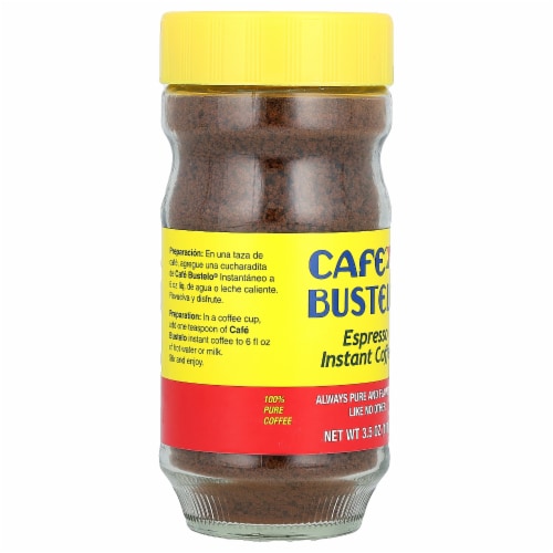 Café Bustelo Espresso Instant Coffee - 3.5 oz (100 g) Perspective: back