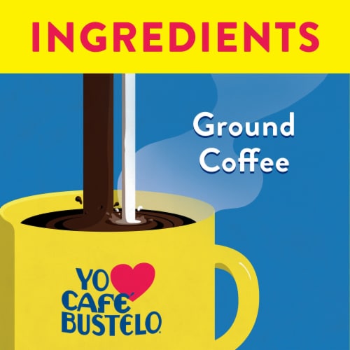 Supreme by Bustelo Espresso Style Ground Coffee, Medium Dark Roast Perspective: back