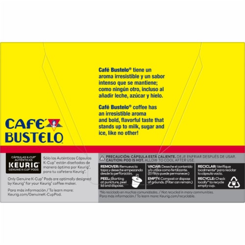 Cafe Bustelo® Espresso Style Coffee K-Cup® Multipack Perspective: back