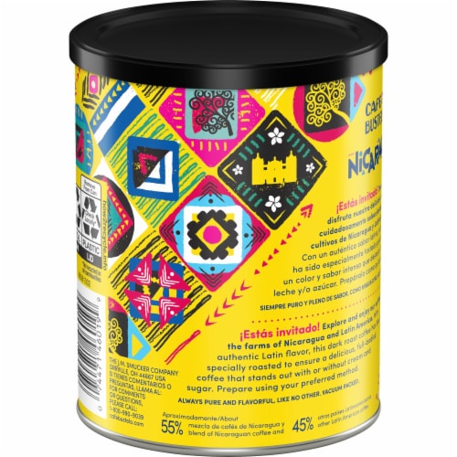 Cafe Bustelo Origins - Nicaragua Roast Perspective: back