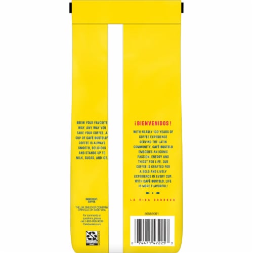 Café Bustelo Light Roast Ground Coffee Perspective: back