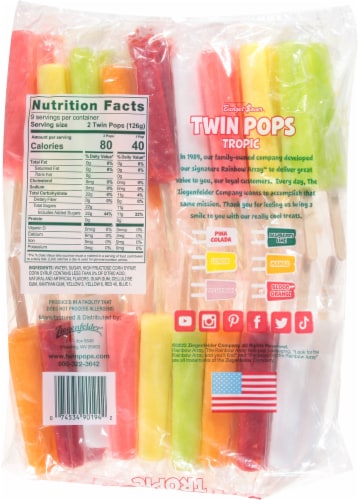 Budget Saver® Tropic Twin Ice Pops Perspective: back