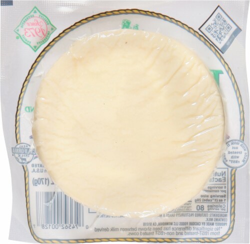Cacique® Ranchero® Queso Fresco Part Skim Milk Cheese Wheel Perspective: back