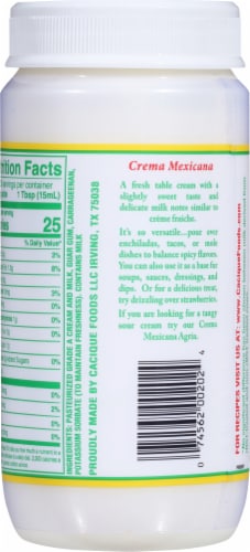 Cacique® Crema Mexicana Table Cream, 15 fl oz - Foods