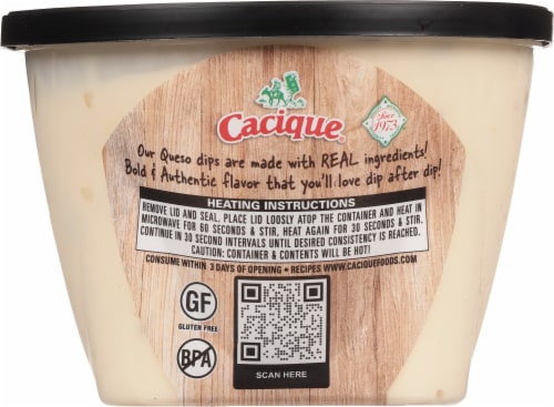 Cacique Mexican-Style Queso Blanco Dip Perspective: back