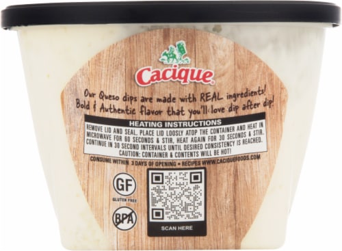 Cacique® Mexican-Style Jalapeno Queso Dip Perspective: back