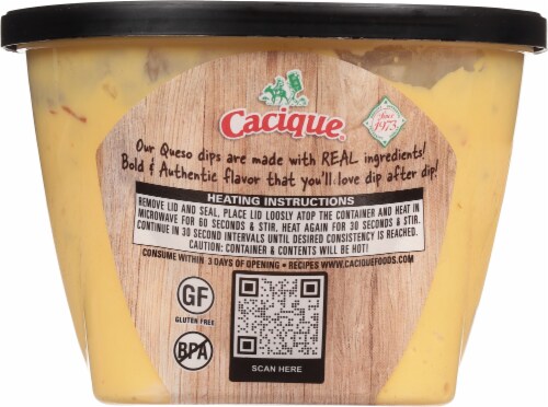 Cacique® Mexican-Style Southwestern Queso Dip Perspective: back