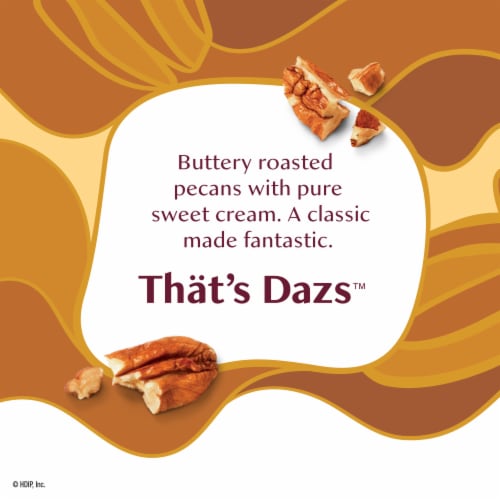 Haagen-Dazs Butter Pecan Ice Cream, 14 Oz. Perspective: back