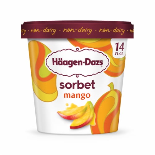 Haagen-Dazs® Mango Sorbet Pint Perspective: back